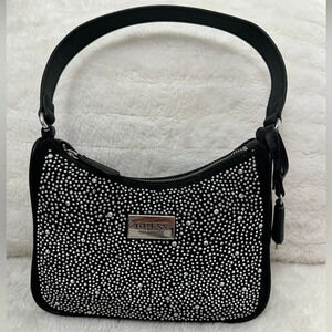 Guess Women Handbag Purse Alcey Mini Black